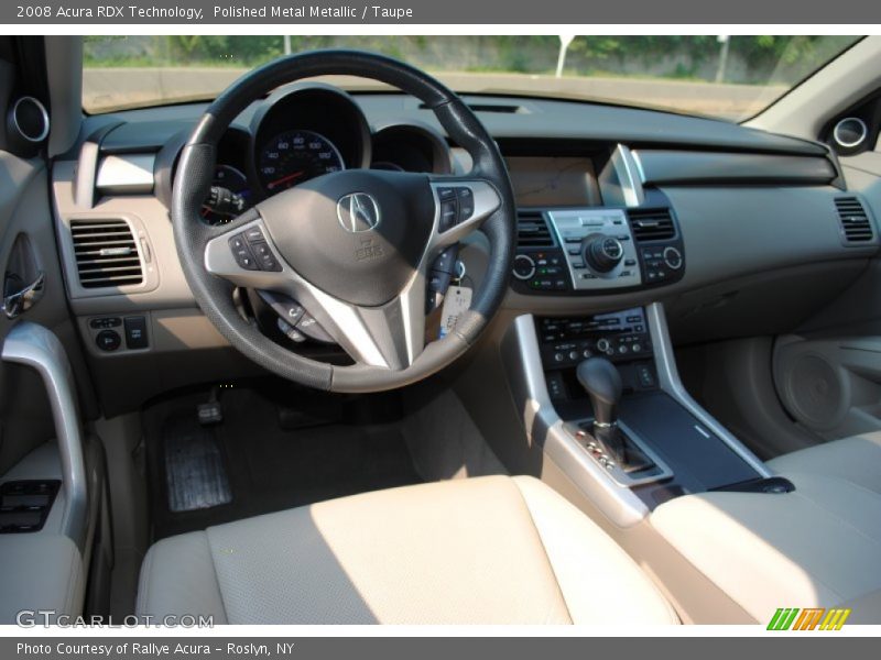 Polished Metal Metallic / Taupe 2008 Acura RDX Technology