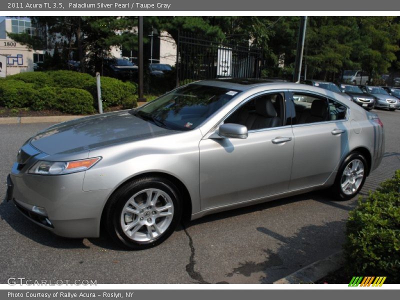 Paladium Silver Pearl / Taupe Gray 2011 Acura TL 3.5