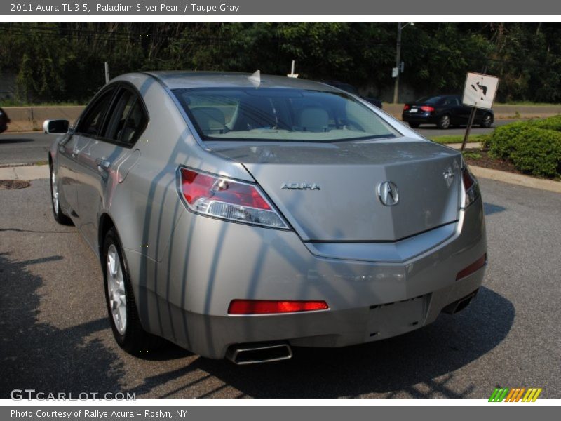 Paladium Silver Pearl / Taupe Gray 2011 Acura TL 3.5