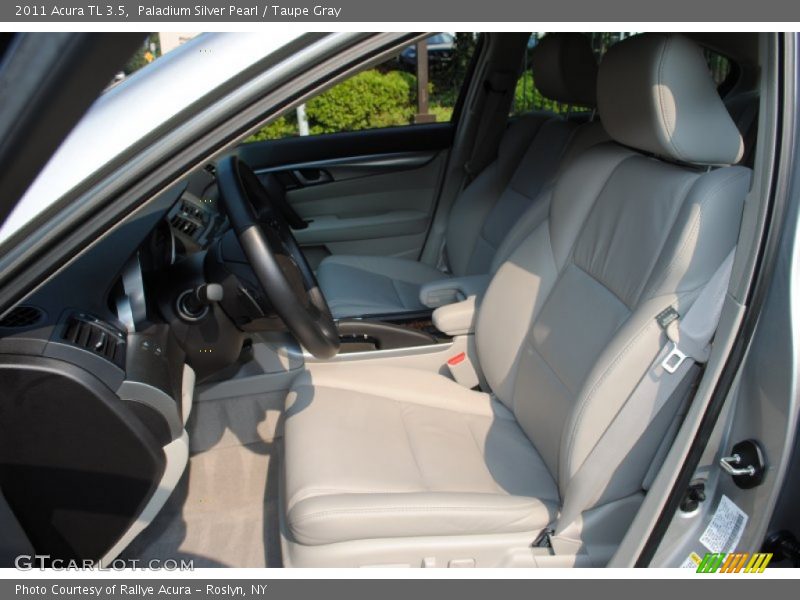 Paladium Silver Pearl / Taupe Gray 2011 Acura TL 3.5