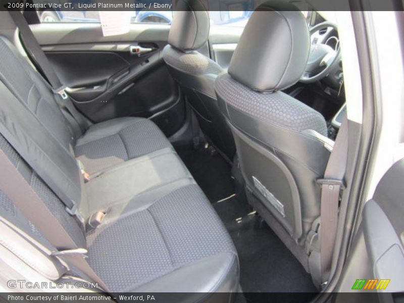 Liquid Platinum Metallic / Ebony 2009 Pontiac Vibe GT