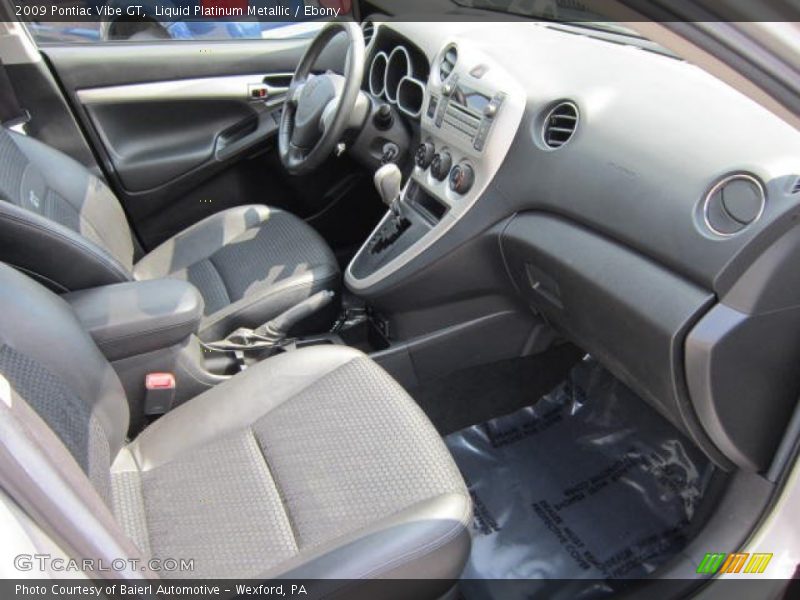  2009 Vibe GT Ebony Interior