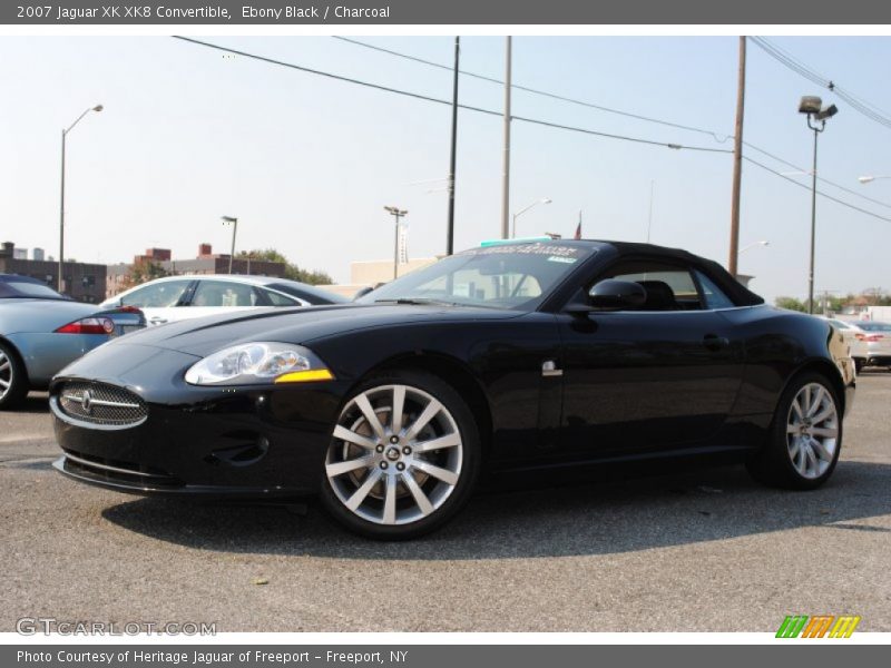 Ebony Black / Charcoal 2007 Jaguar XK XK8 Convertible