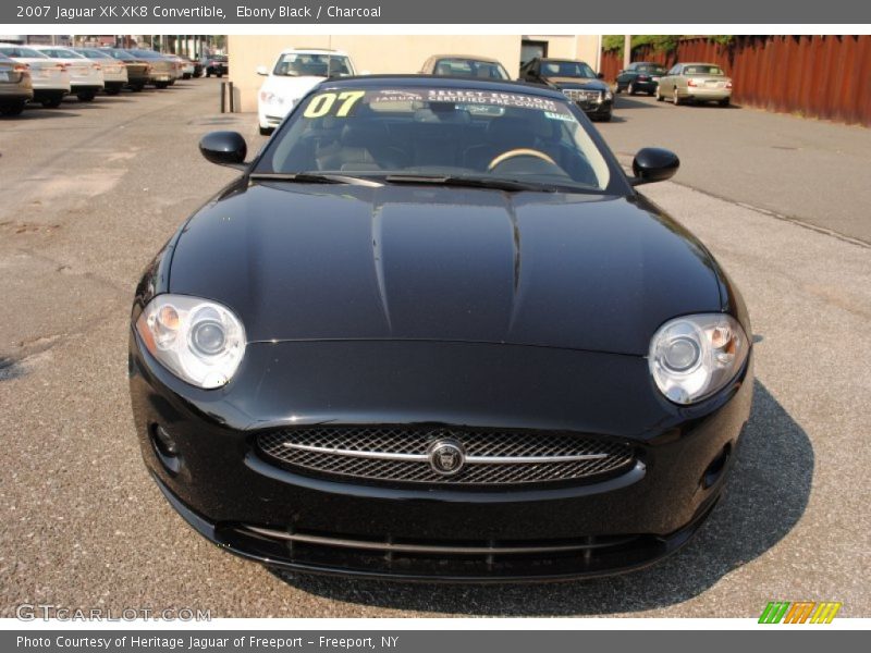 Ebony Black / Charcoal 2007 Jaguar XK XK8 Convertible