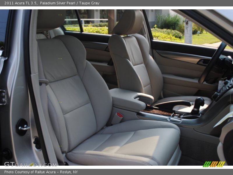 Paladium Silver Pearl / Taupe Gray 2011 Acura TL 3.5