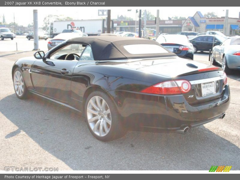 Ebony Black / Charcoal 2007 Jaguar XK XK8 Convertible