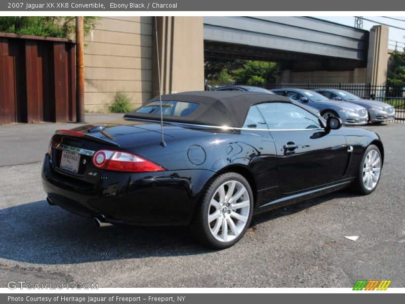 Ebony Black / Charcoal 2007 Jaguar XK XK8 Convertible