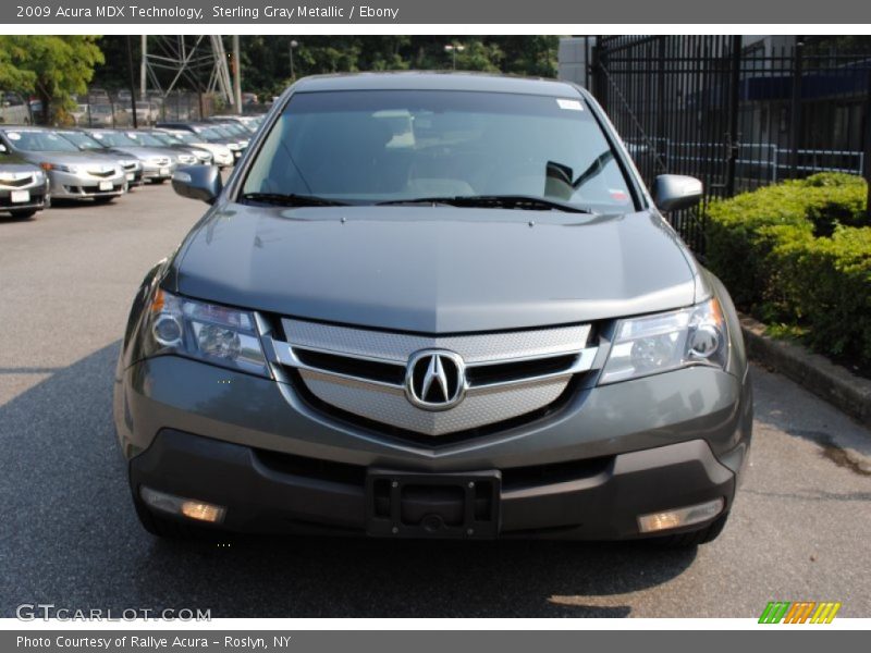 Sterling Gray Metallic / Ebony 2009 Acura MDX Technology