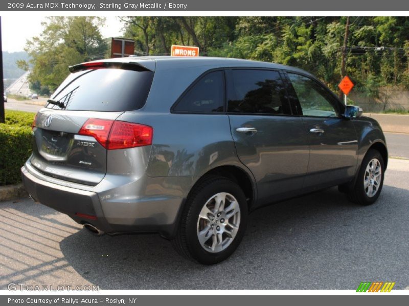 Sterling Gray Metallic / Ebony 2009 Acura MDX Technology