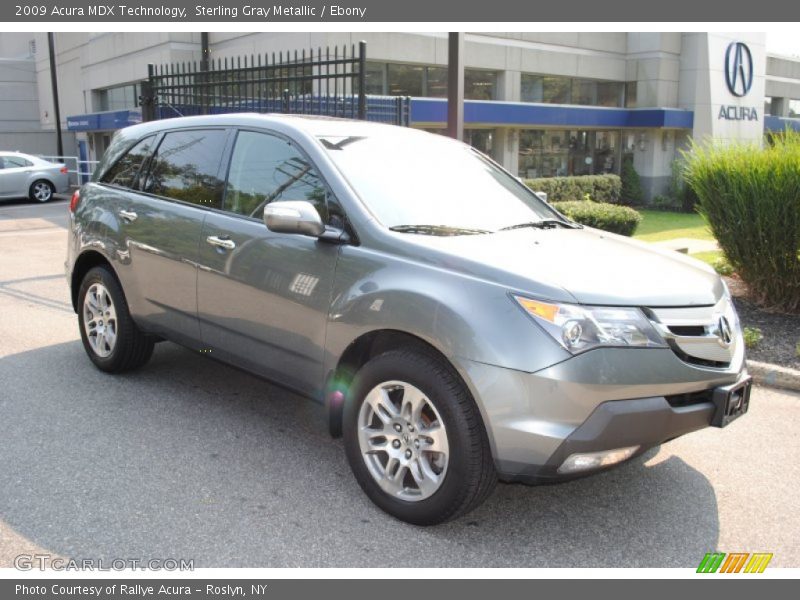 Sterling Gray Metallic / Ebony 2009 Acura MDX Technology