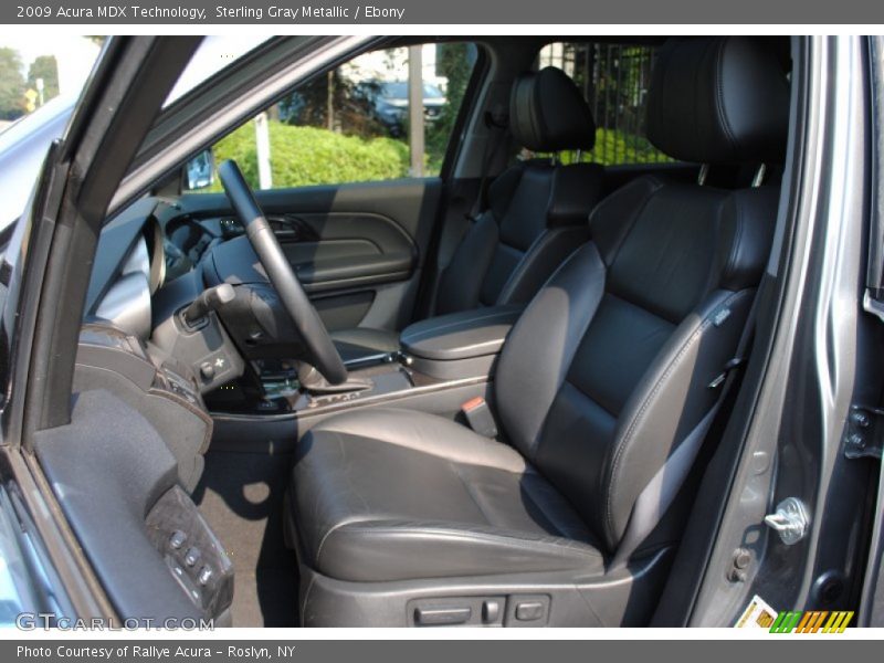 Sterling Gray Metallic / Ebony 2009 Acura MDX Technology