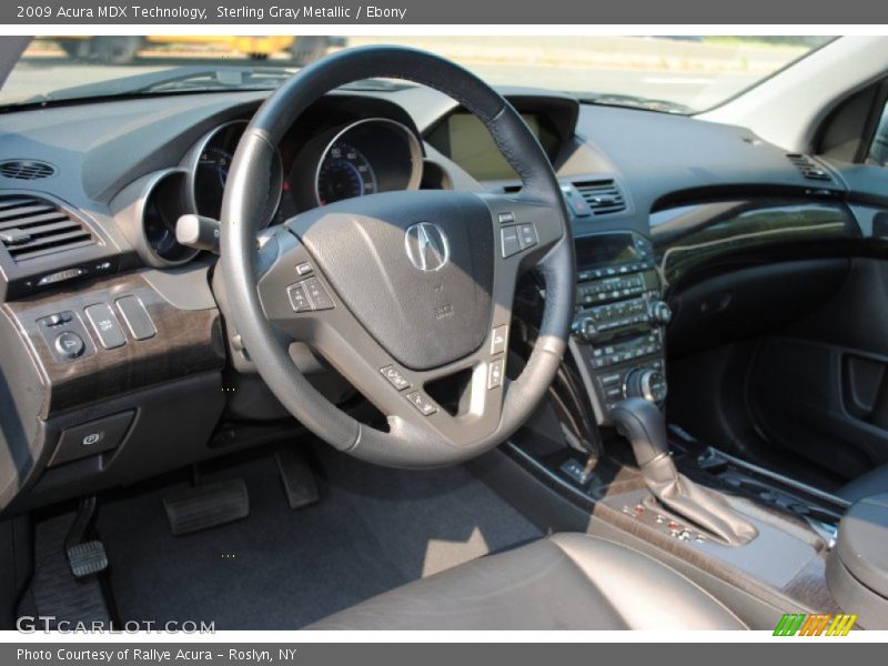 Sterling Gray Metallic / Ebony 2009 Acura MDX Technology