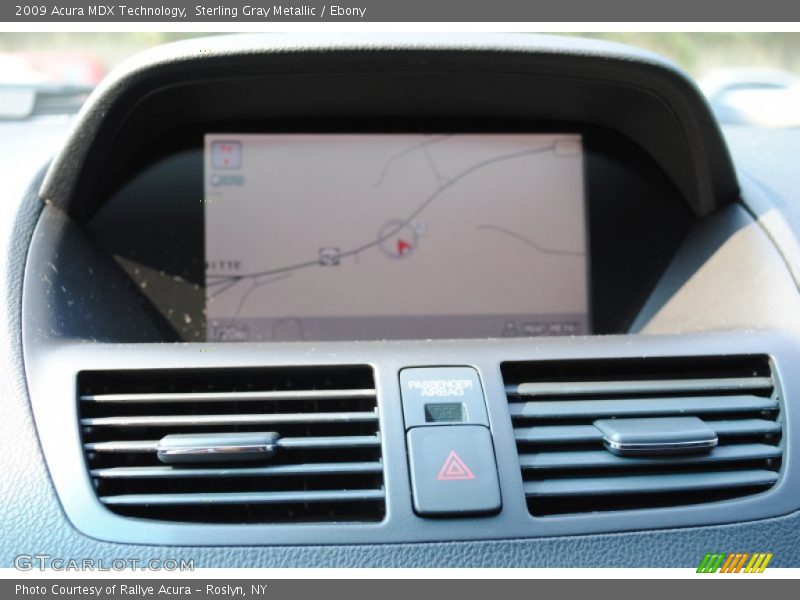 Sterling Gray Metallic / Ebony 2009 Acura MDX Technology