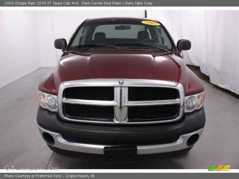 Dark Garnet Red Pearl / Dark Slate Gray 2003 Dodge Ram 1500 ST Quad Cab 4x4