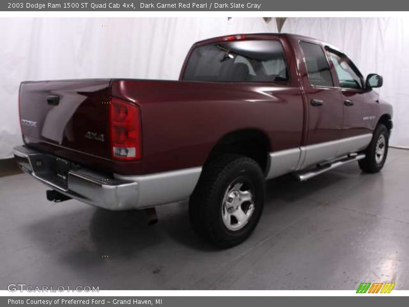 Dark Garnet Red Pearl / Dark Slate Gray 2003 Dodge Ram 1500 ST Quad Cab 4x4