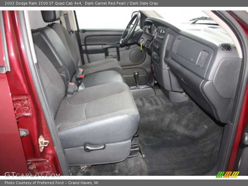 Dark Garnet Red Pearl / Dark Slate Gray 2003 Dodge Ram 1500 ST Quad Cab 4x4