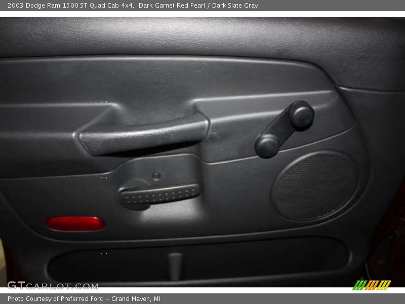 Dark Garnet Red Pearl / Dark Slate Gray 2003 Dodge Ram 1500 ST Quad Cab 4x4