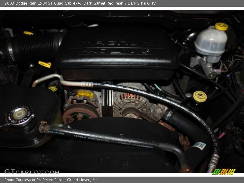 Dark Garnet Red Pearl / Dark Slate Gray 2003 Dodge Ram 1500 ST Quad Cab 4x4