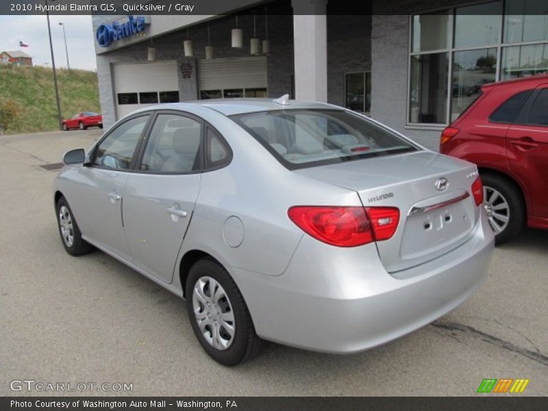 Quicksilver / Gray 2010 Hyundai Elantra GLS