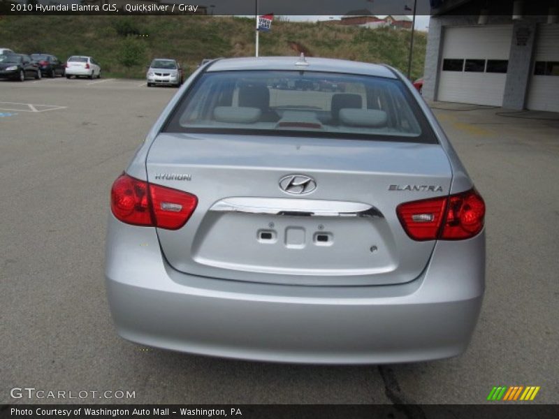 Quicksilver / Gray 2010 Hyundai Elantra GLS