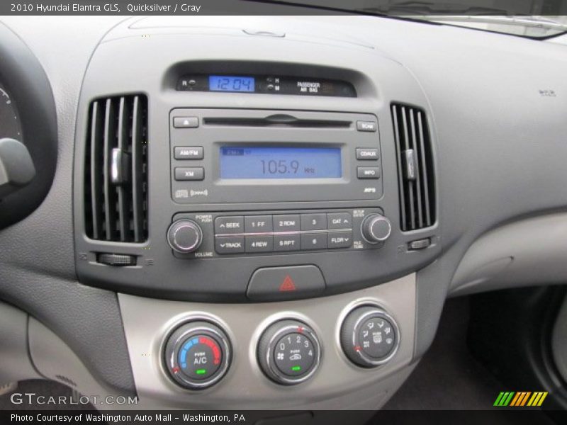 Quicksilver / Gray 2010 Hyundai Elantra GLS