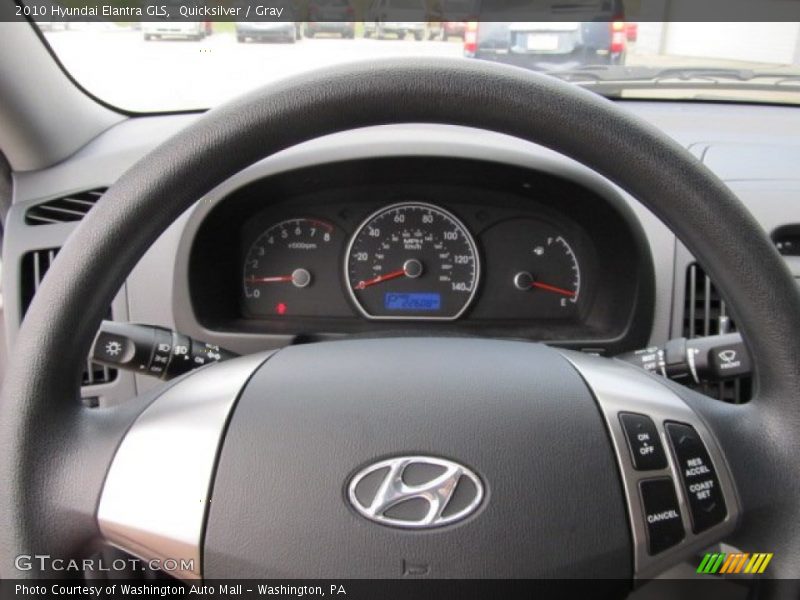 Quicksilver / Gray 2010 Hyundai Elantra GLS