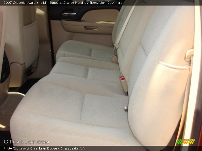 Sunburst Orange Metallic / Ebony/Light Cashmere 2007 Chevrolet Avalanche LT
