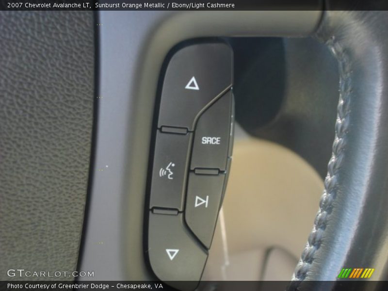 Sunburst Orange Metallic / Ebony/Light Cashmere 2007 Chevrolet Avalanche LT