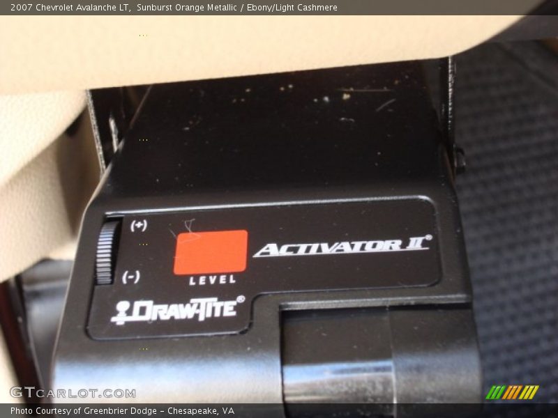 Sunburst Orange Metallic / Ebony/Light Cashmere 2007 Chevrolet Avalanche LT