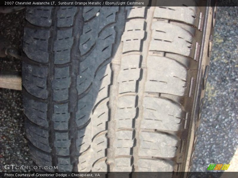 Sunburst Orange Metallic / Ebony/Light Cashmere 2007 Chevrolet Avalanche LT