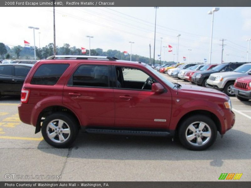 Redfire Metallic / Charcoal 2008 Ford Escape Limited 4WD