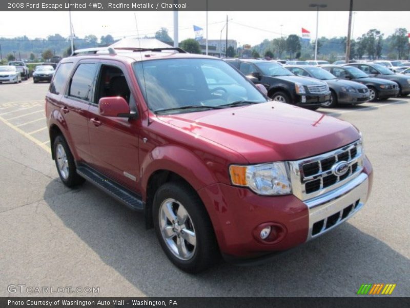 Redfire Metallic / Charcoal 2008 Ford Escape Limited 4WD