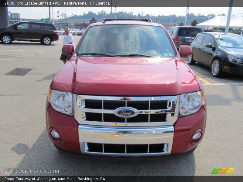 Redfire Metallic / Charcoal 2008 Ford Escape Limited 4WD