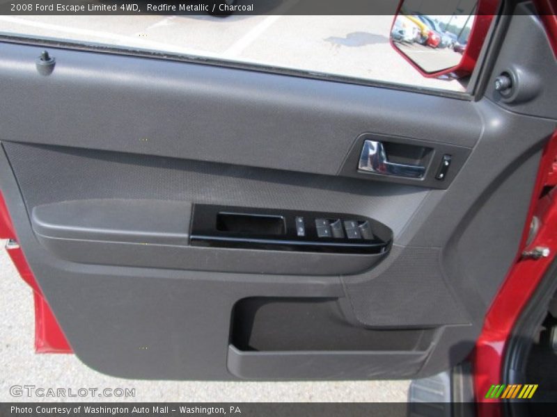 Redfire Metallic / Charcoal 2008 Ford Escape Limited 4WD