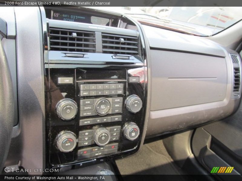 Redfire Metallic / Charcoal 2008 Ford Escape Limited 4WD