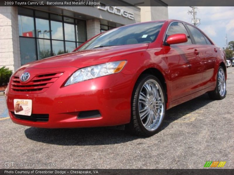 Front 3/4 View of 2009 Camry LE
