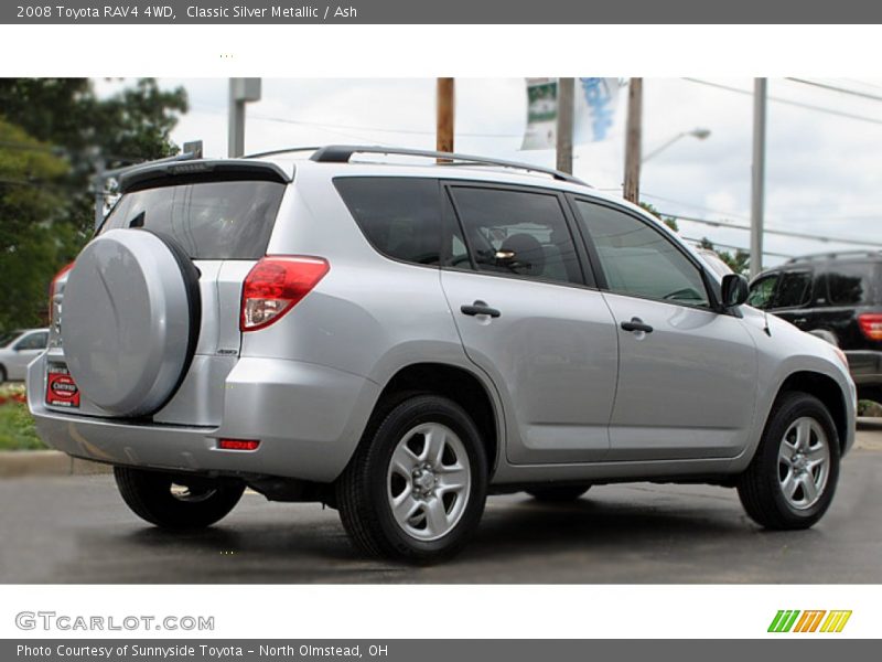 Classic Silver Metallic / Ash 2008 Toyota RAV4 4WD