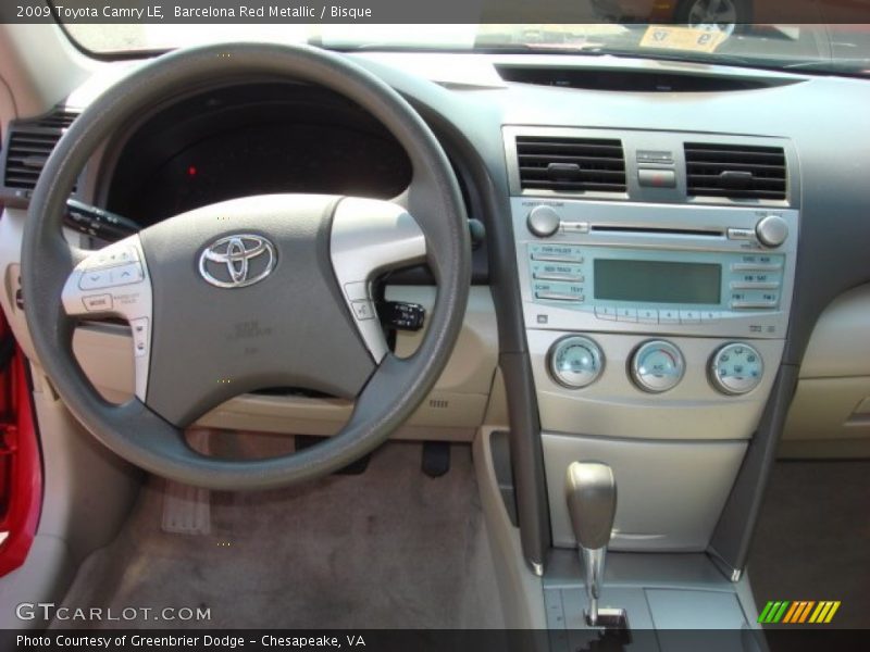 Barcelona Red Metallic / Bisque 2009 Toyota Camry LE