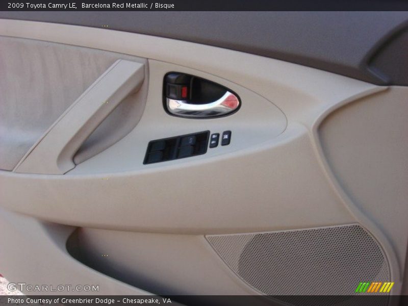 Barcelona Red Metallic / Bisque 2009 Toyota Camry LE