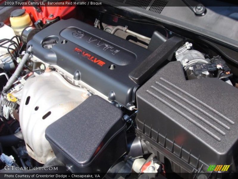 Barcelona Red Metallic / Bisque 2009 Toyota Camry LE