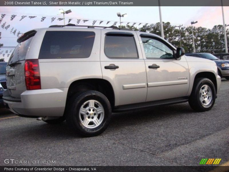 Silver Birch Metallic / Light Titanium/Dark Titanium 2008 Chevrolet Tahoe LS