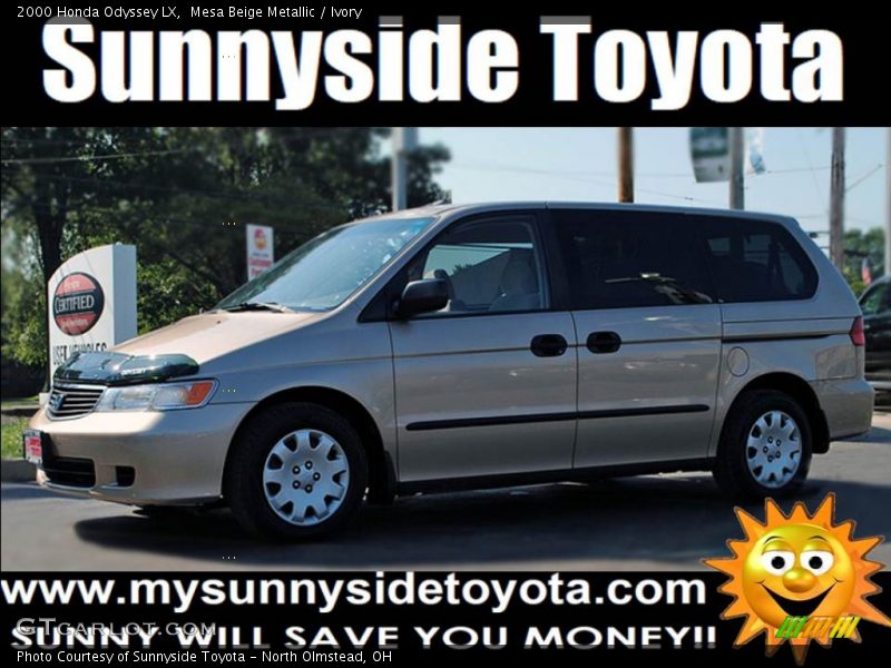 Mesa Beige Metallic / Ivory 2000 Honda Odyssey LX