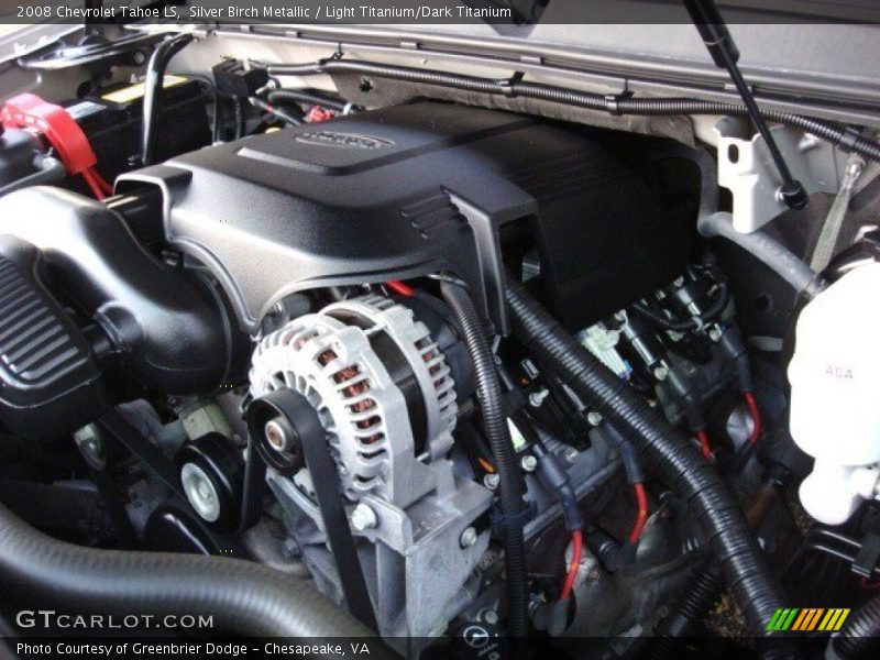 Silver Birch Metallic / Light Titanium/Dark Titanium 2008 Chevrolet Tahoe LS