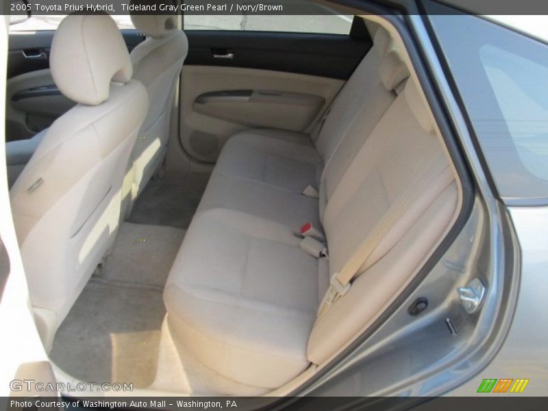 Tideland Gray Green Pearl / Ivory/Brown 2005 Toyota Prius Hybrid