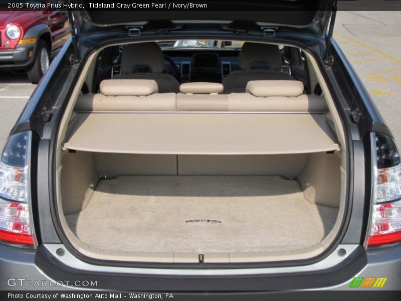 Tideland Gray Green Pearl / Ivory/Brown 2005 Toyota Prius Hybrid