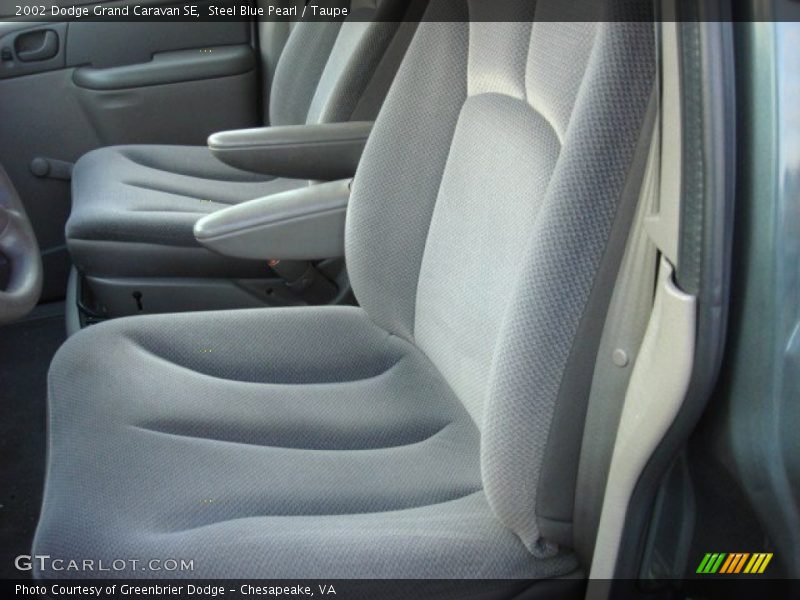 Steel Blue Pearl / Taupe 2002 Dodge Grand Caravan SE