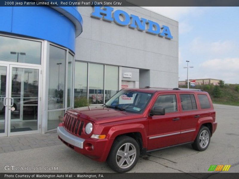 Red Crystal Pearl / Dark Slate Gray 2008 Jeep Patriot Limited 4x4