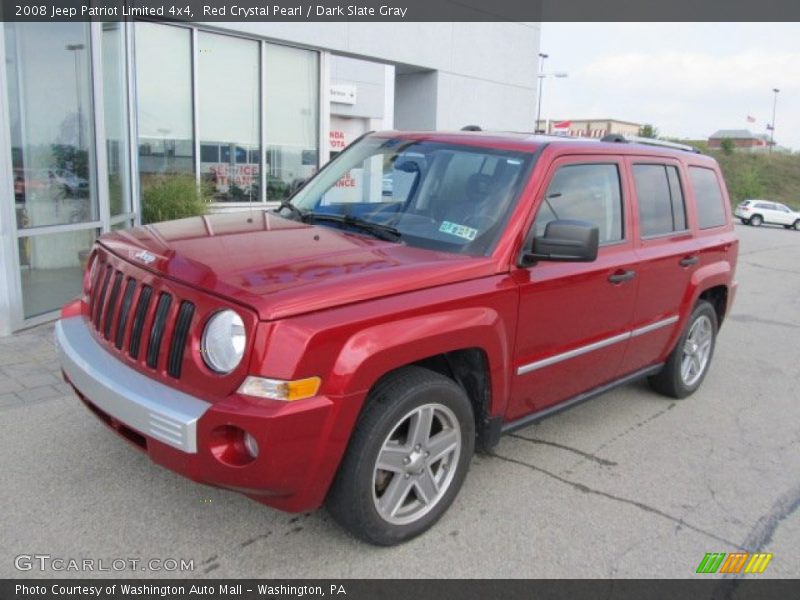 Red Crystal Pearl / Dark Slate Gray 2008 Jeep Patriot Limited 4x4