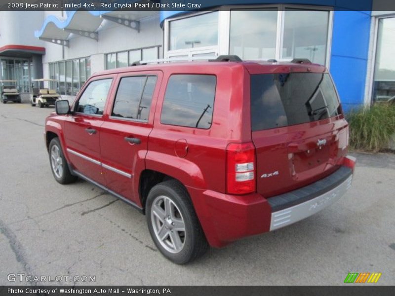 Red Crystal Pearl / Dark Slate Gray 2008 Jeep Patriot Limited 4x4