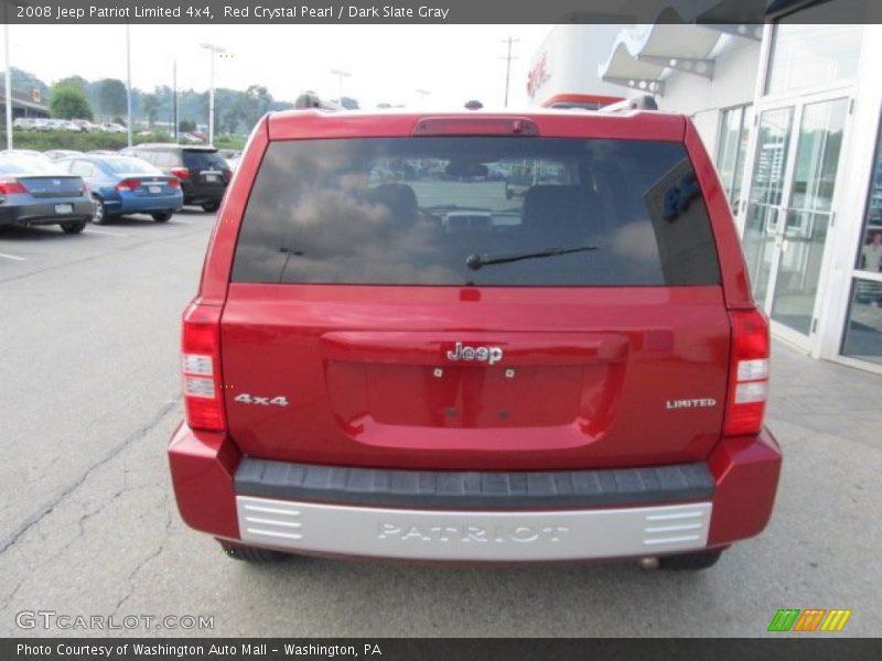 Red Crystal Pearl / Dark Slate Gray 2008 Jeep Patriot Limited 4x4